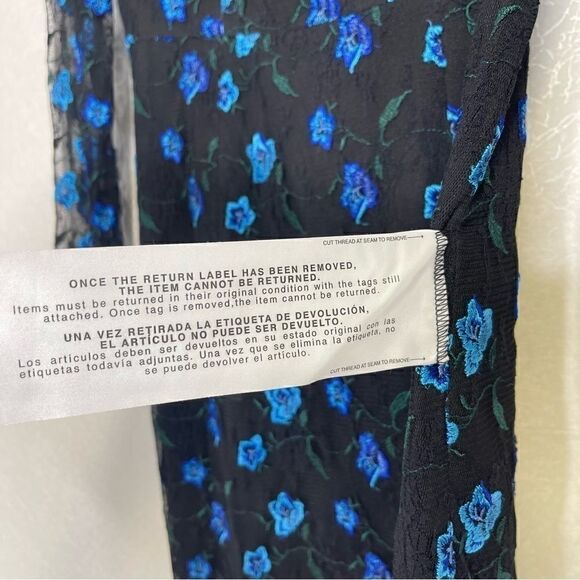 Dress The Population Sophia Floral Embroidered Lace Dress S - Picture 4 of 5